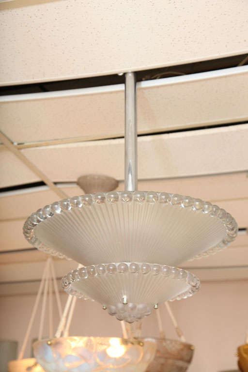 Rene Lalique Chandelier "Perles"