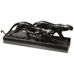 French Art Deco Bronze by Carvin