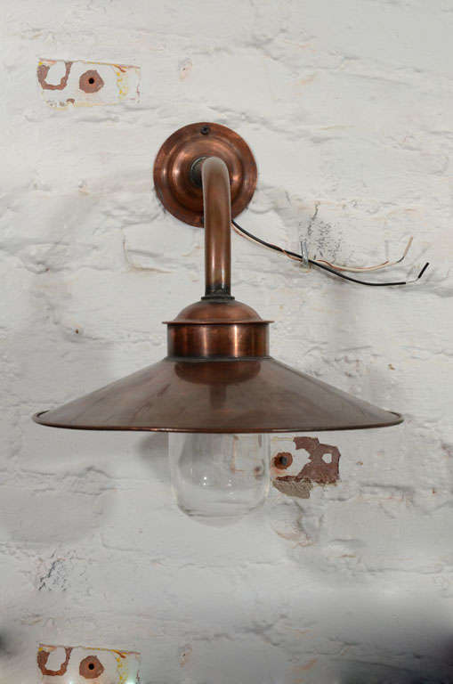 Pair of Copper Sconces