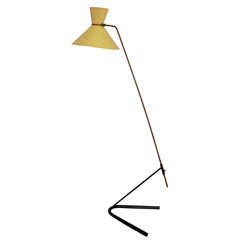 Pierre Guariche Floor Lamp G21 Prototype Disderot Edition 1950