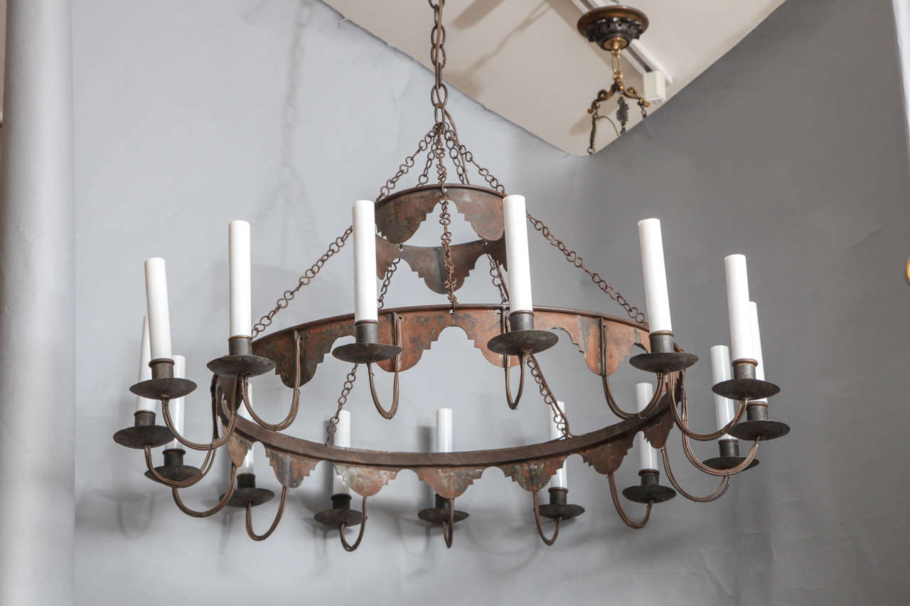 A French Tole Light Fixture