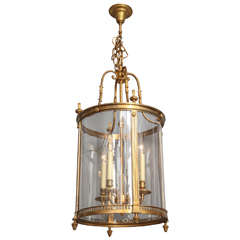 A French Louis XVI Style Cylindrical Lantern