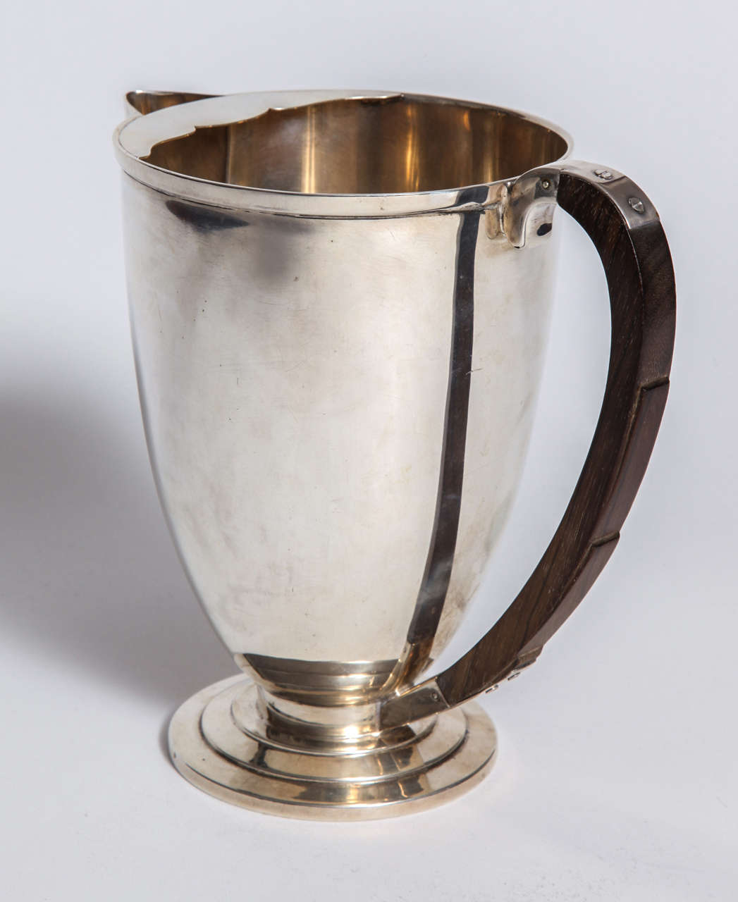 American Art Deco Sterling and Ebony Pitcher International Silver Company, 1928 In Excellent Condition For Sale In New York, NY