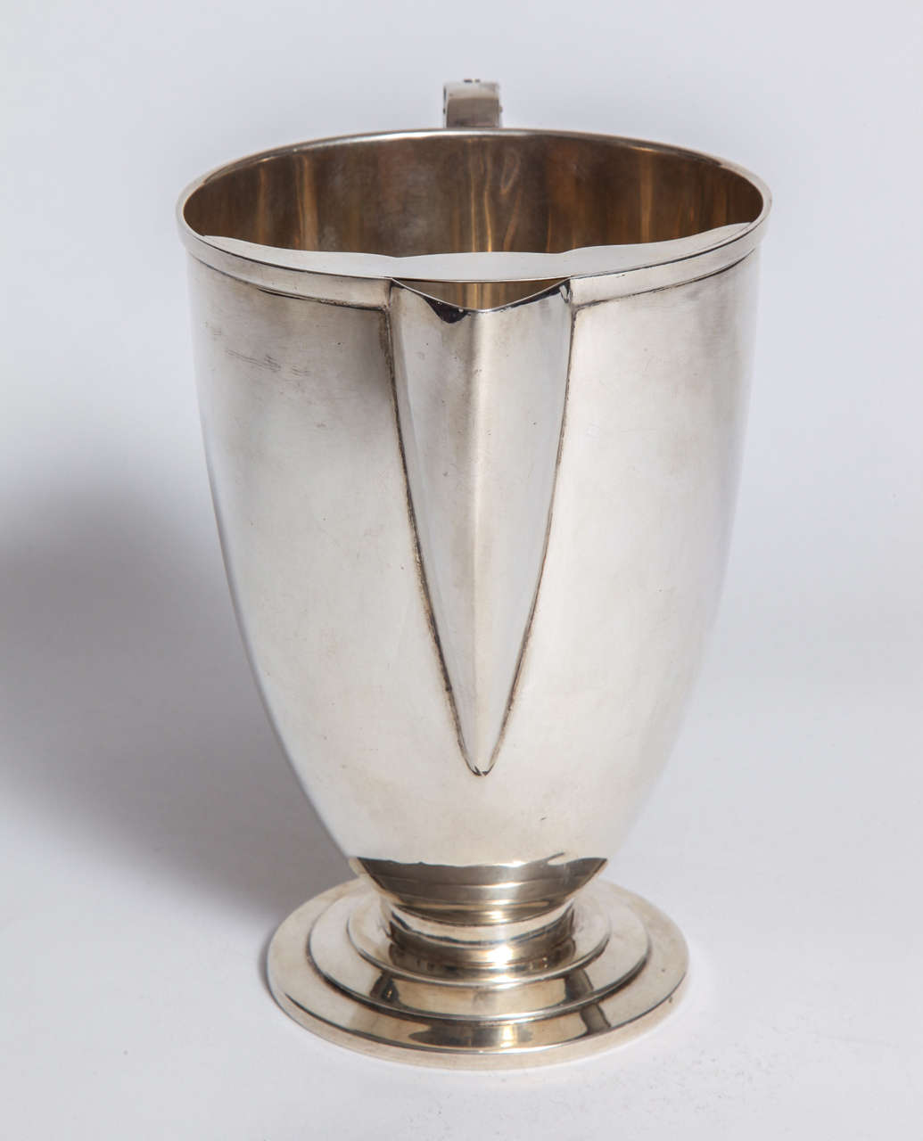 American Art Deco Sterling and Ebony Pitcher International Silver Company, 1928 For Sale 3