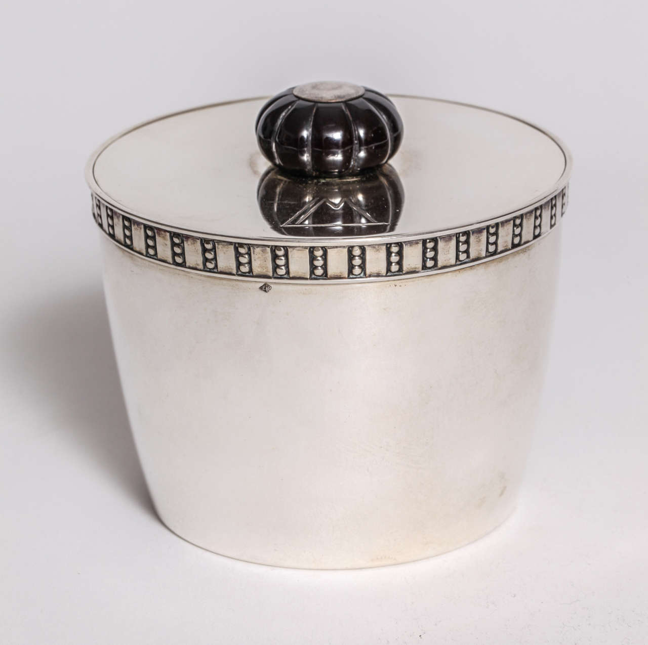 French Art Deco Jean E Puiforcat Sterling Box, circa 1930