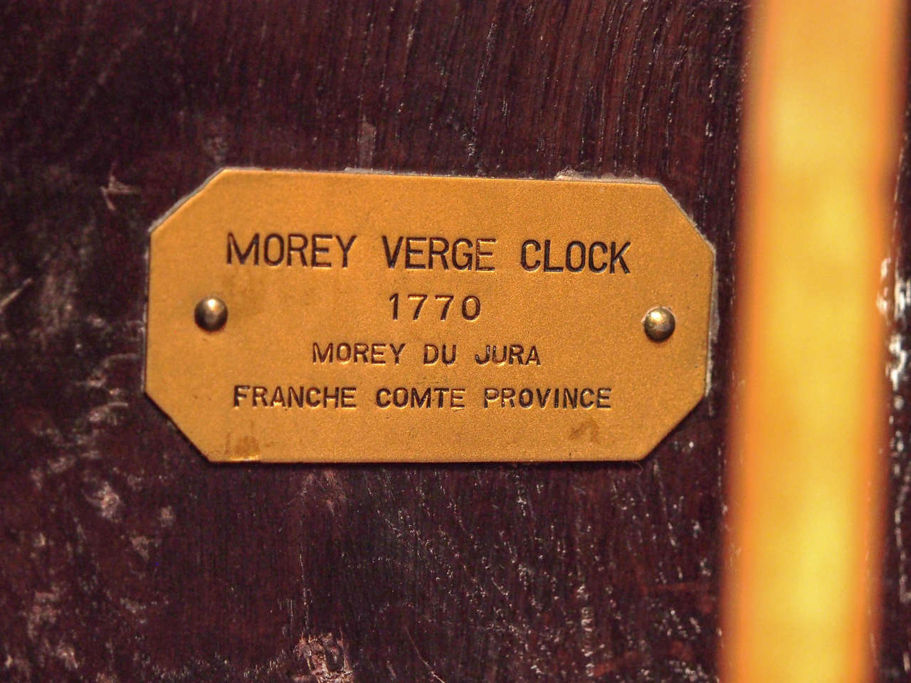 Antique French 18th Century Vesalier de Bresse with Morbier Clock 2