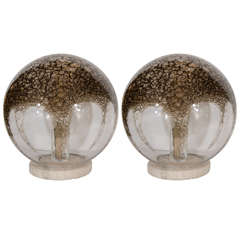 Exceptional Murano Glass Table Lamps by La Murrina