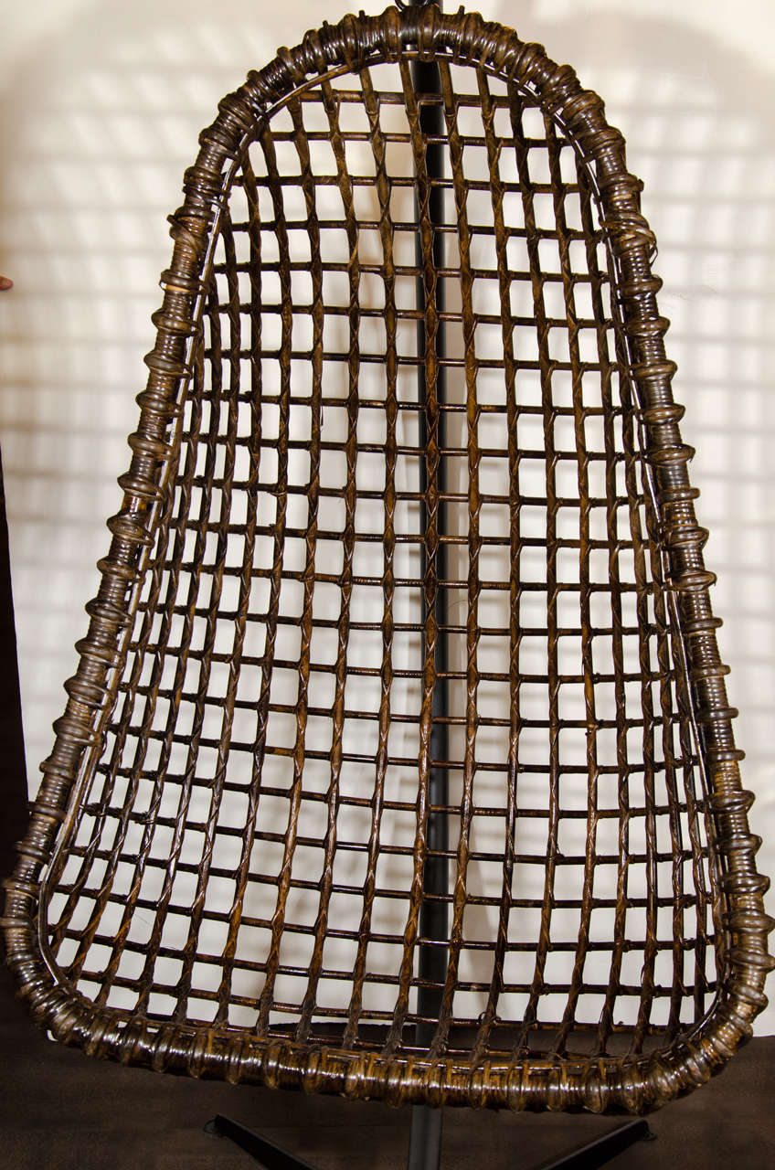 Mid-20th Century Rare Outstanding Mid-Century Modern Hanging Cocoon Chair