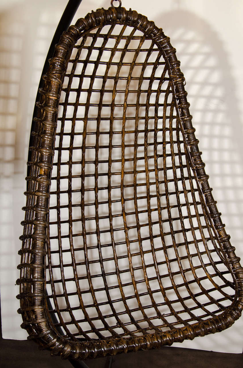 Rare Outstanding Mid-Century Modern Hanging Cocoon Chair 1