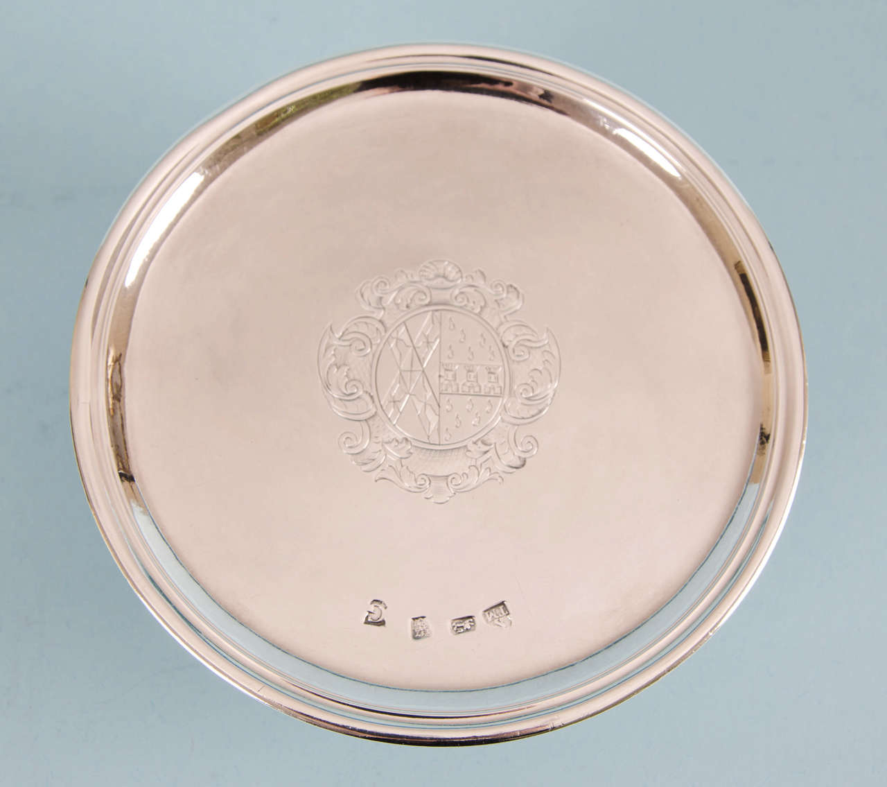 British George I Sterling Silver Tazza by Thomas Morse, London, 1722 For Sale