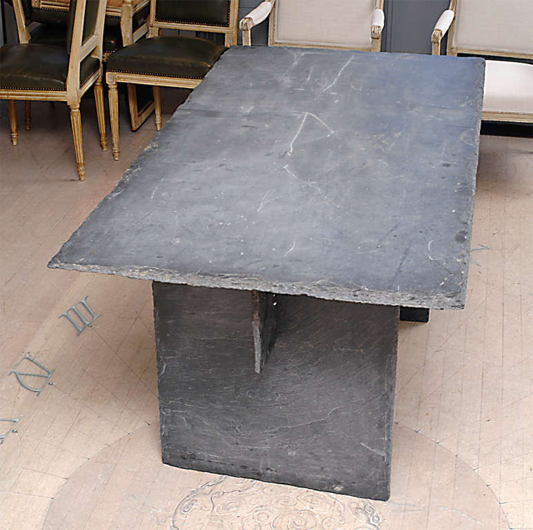 Rectangular Slate Table from the Loire Valley 3