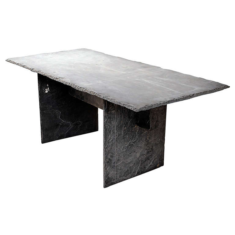 Rectangular Slate Table from the Loire Valley