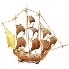 Gilt Sail boat model