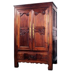 Antique Dark Walnut  Armoire