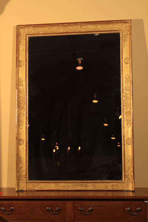 French Empire Gilt Mirror
