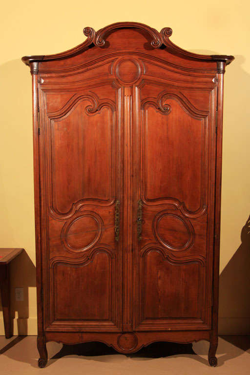 French Pine Armoire from Normandy