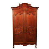 French Pine Armoire from Normandy