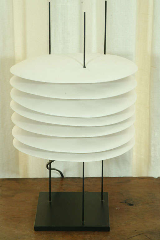 Hand-made Ceramic and Steel Table Lamp