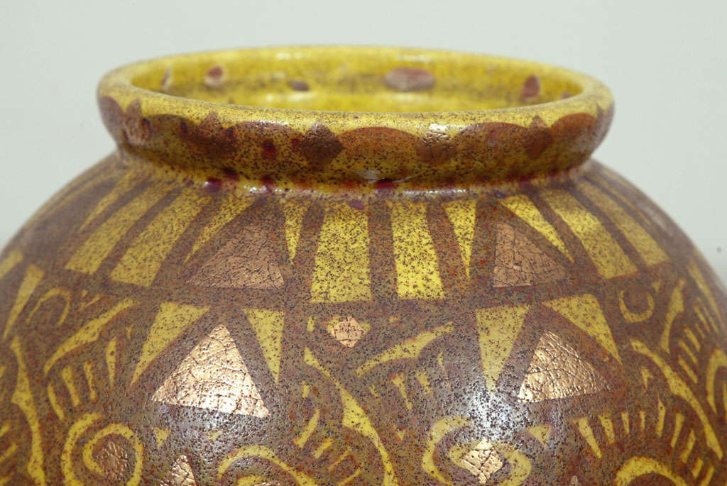 Geometric Art Deco Vase