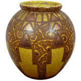 Geometric Art Deco Vase
