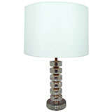 Glass Disc Lamp
