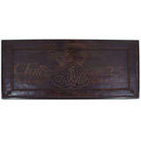 Leather and Brass Trunk Panel