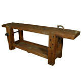 19th Century French Work Bench Antique 19th Century French Work Bench