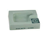 French Line Ash Tray Maiden Voyage Of The "normandie" 1935