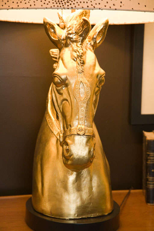 Custom Lamp- The Oscar, in 22K Gold Leaf Finish. 1