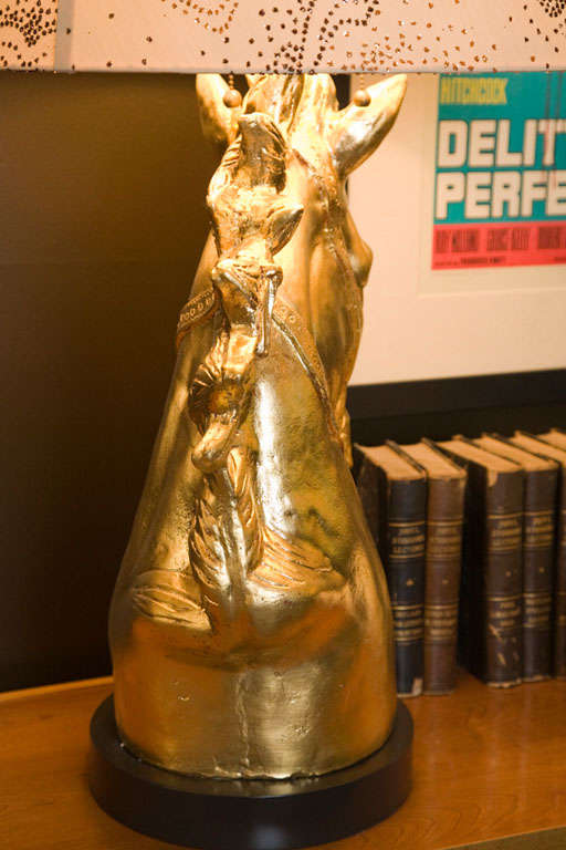 Custom Lamp- The Oscar, in 22K Gold Leaf Finish. 3