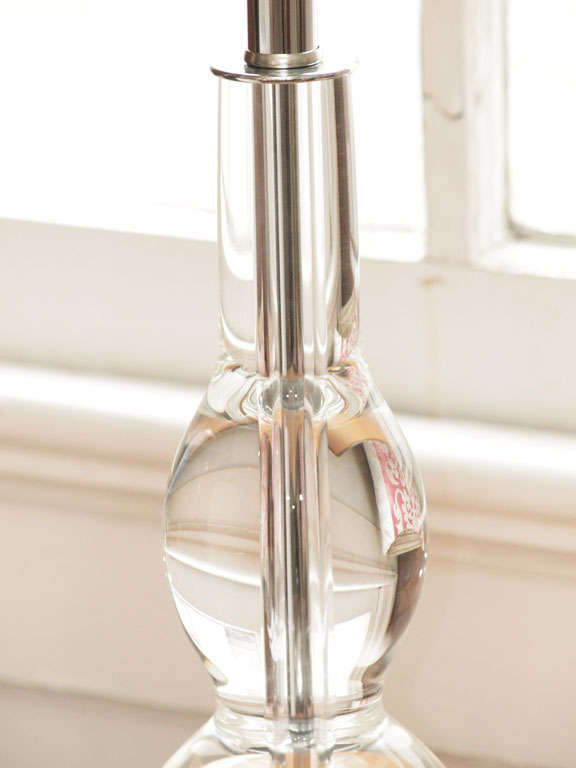 Contemporary Double Gourd Glass Lamp