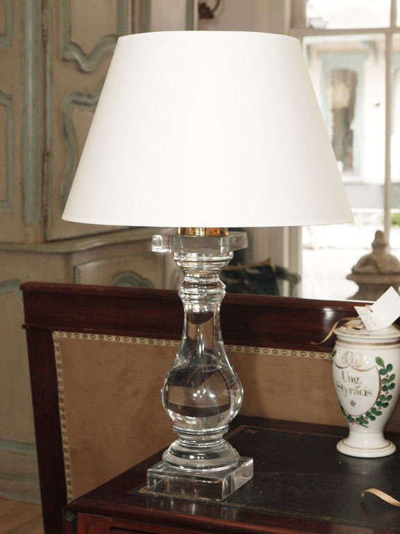 Murano Glass Baluster Lamp