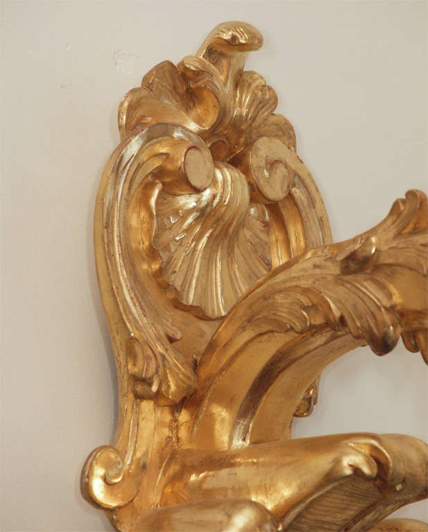 P0air Of Louis Xv Gilt Wood Appliques For Sale 2