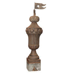 Tole Chateau Finial