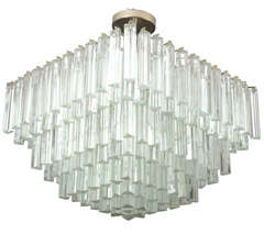Square Tiered Camer Chandelier