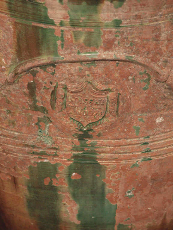Molded 19th Century French Vase Anduze