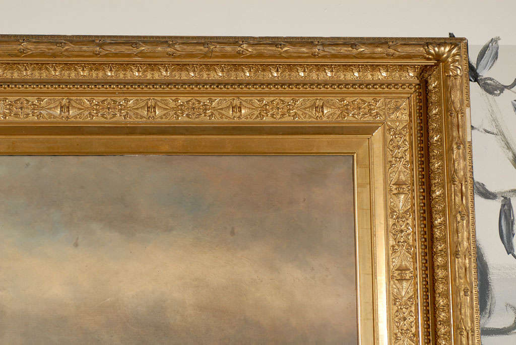 Large Coastal Scene by American Painter Wesley Webber 2