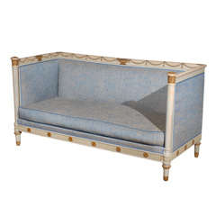 Swedish Neoclassical Style Painted Sofa