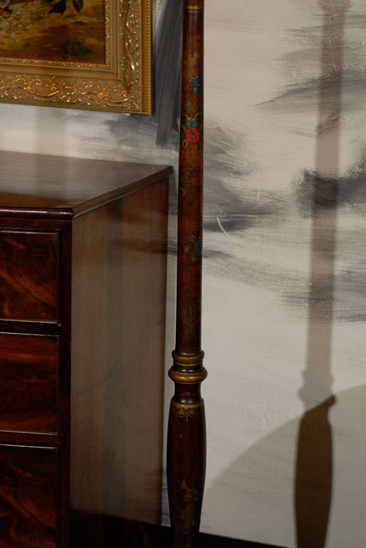 Chinese Chippendale English Chinoiserie Floor Lamp