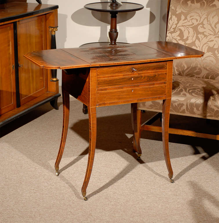 A Fine Early 19th Century Rosewood Work Table 2