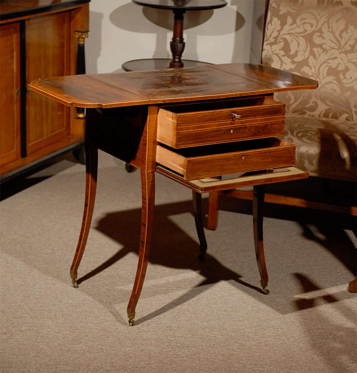 A Fine Early 19th Century Rosewood Work Table 4