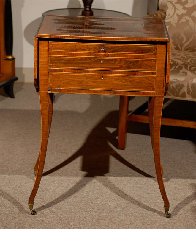 A Fine Early 19th Century Rosewood Work Table 5