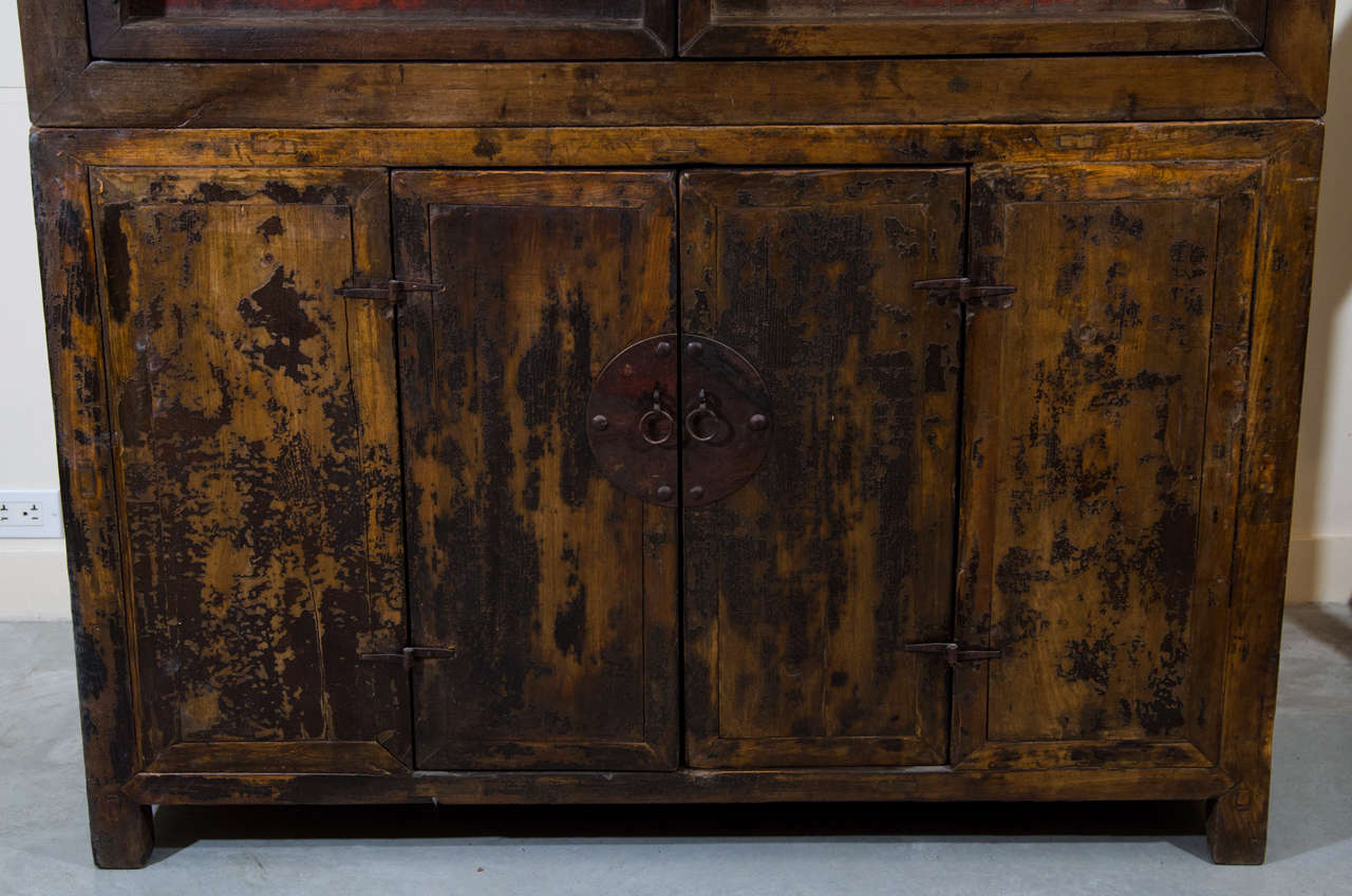Chinese Book Cabinet, circa 1800 In Good Condition For Sale In New York, NY