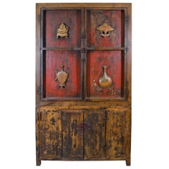 Antique Chinese Book Cabinet, circa 1800