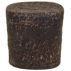 Antique Bamboo and Lacquer Box