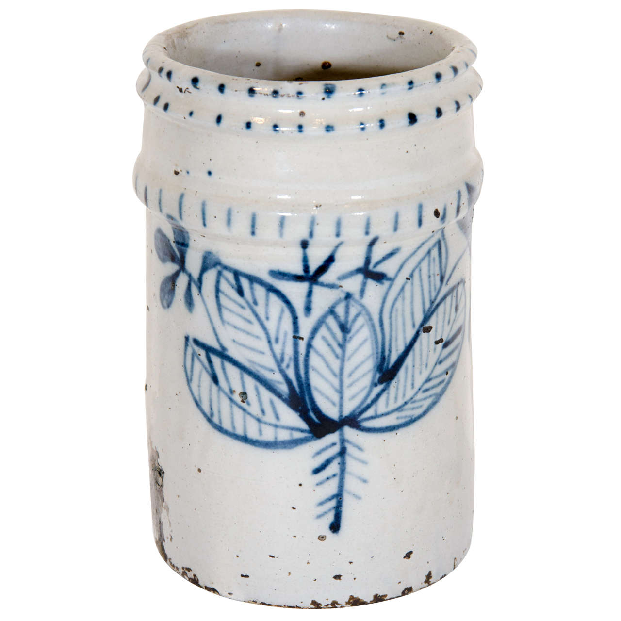 Antique Ceramic Brush Holder