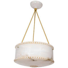 An Alabaster Light Fixture