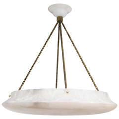 An Alabaster Light Fixture