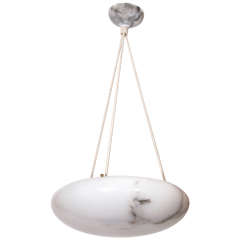 An Alabaster Light Fixture