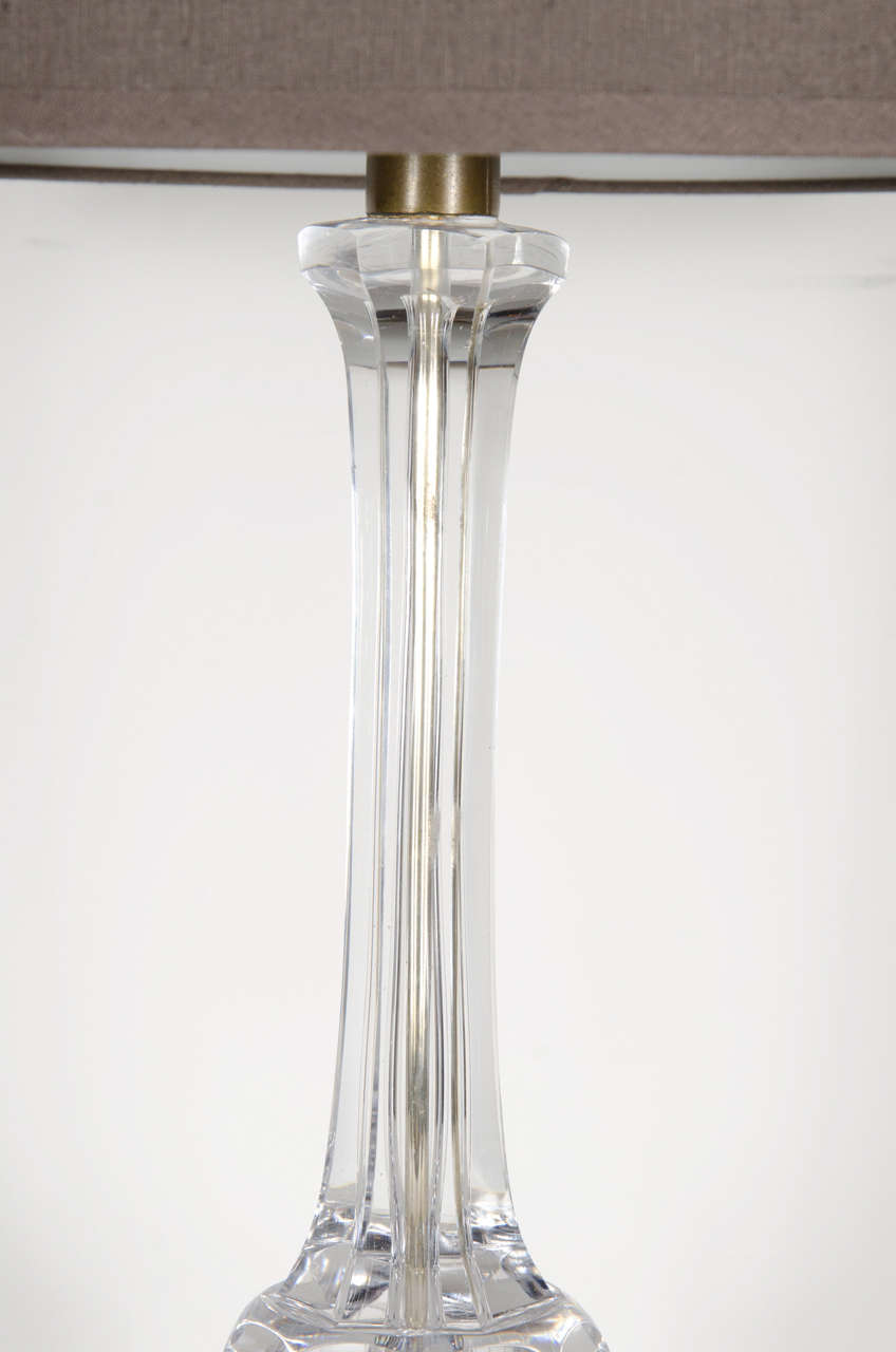 baccarat crystal table lamps